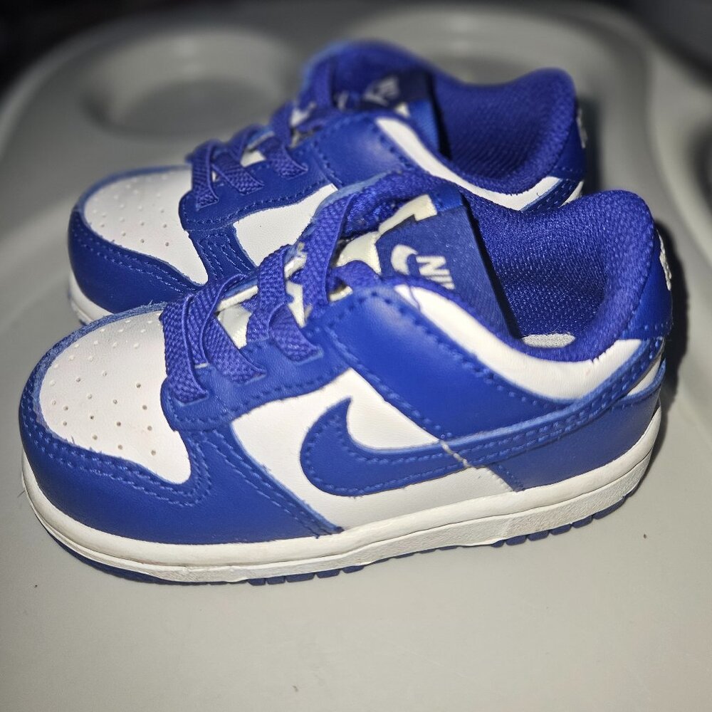 Nike Dunk lows royal blue white sz 6c